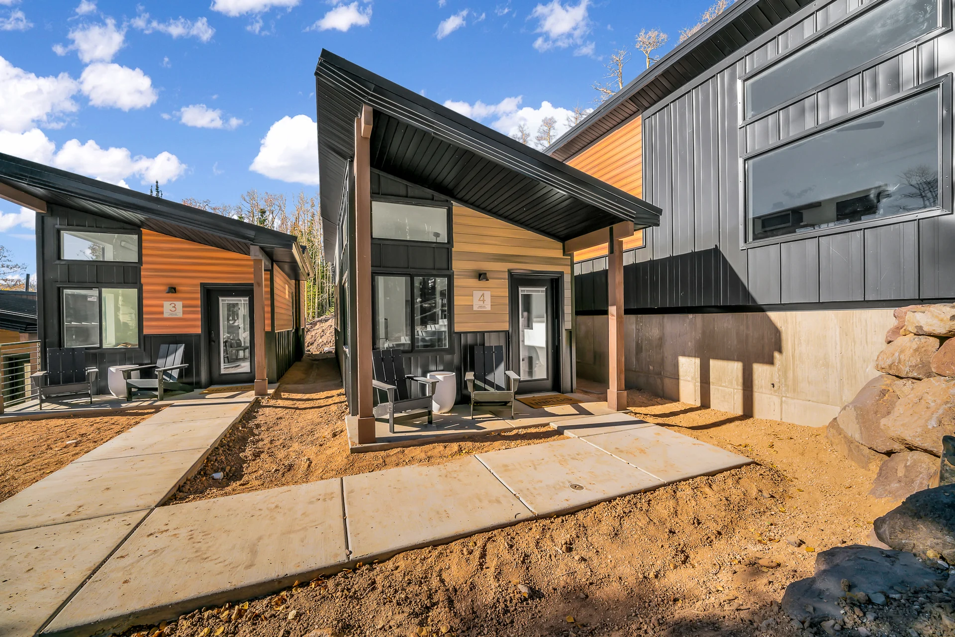 Exterior of Unplug Cabin 4