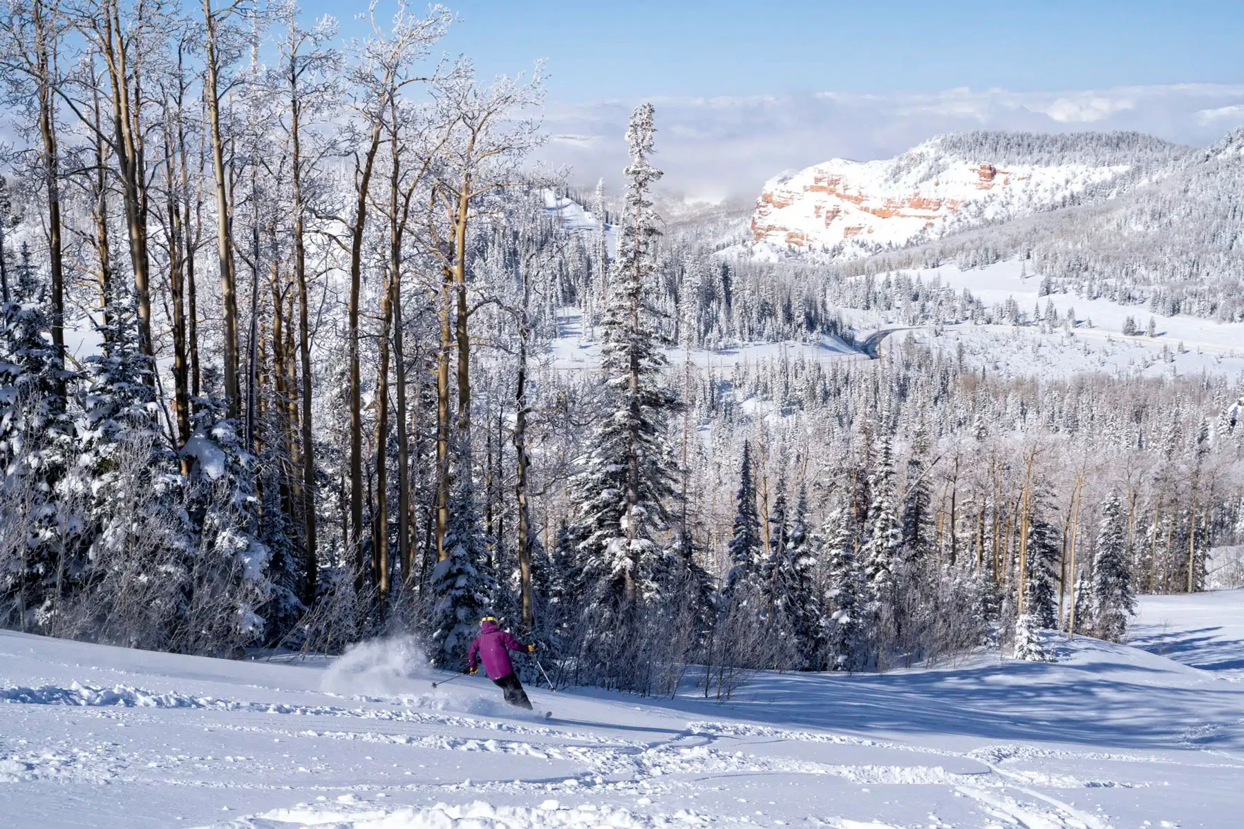 Ski terrain in Brian Head